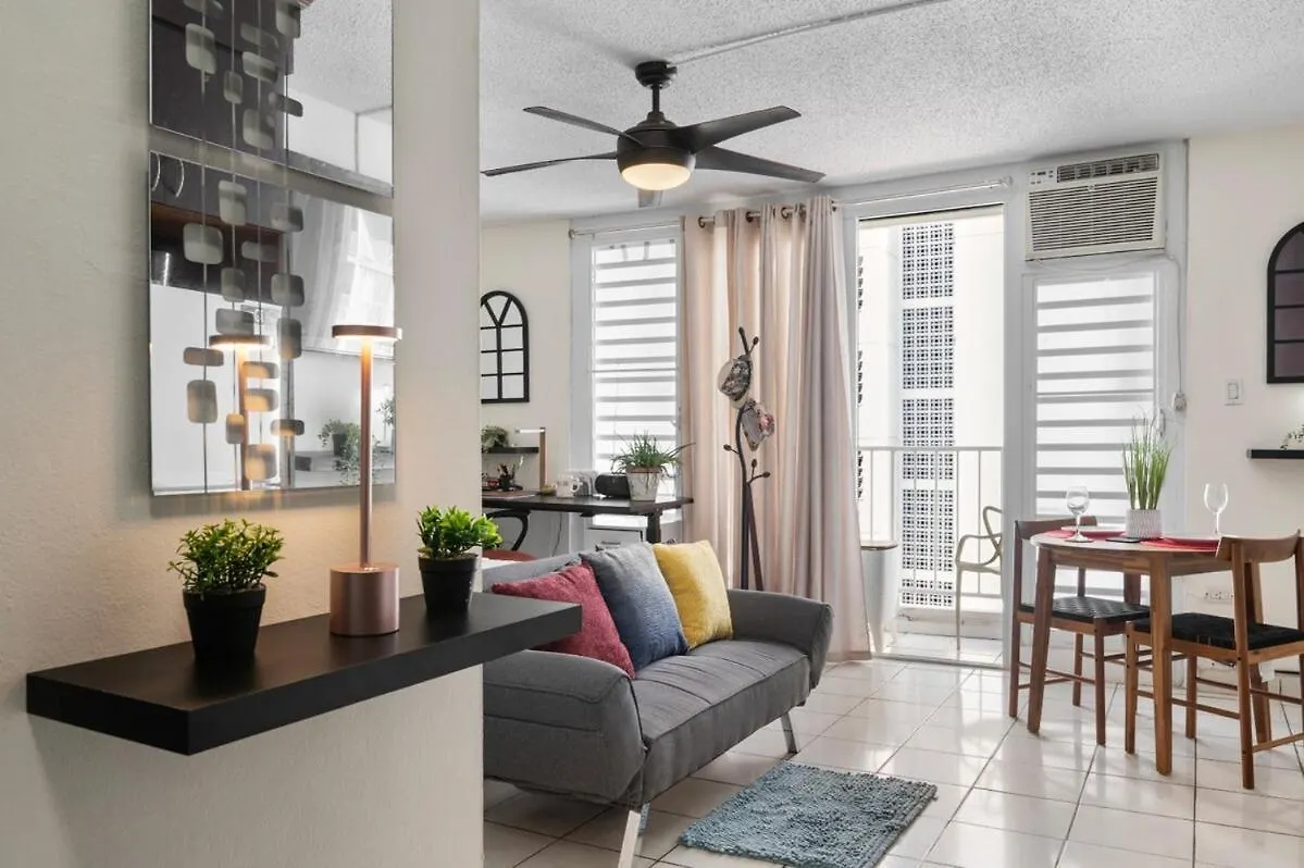 Studio 3 Minutes To The Airport Free Parking Pool San Juan Puerto Rico