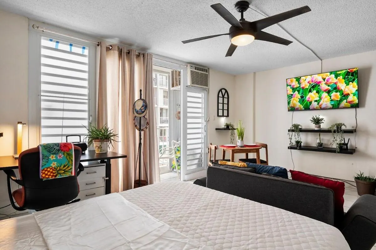 Studio 3 Minutes To The Airport Free Parking Pool San Juan