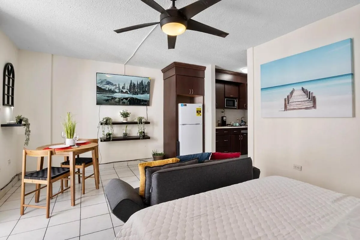 Studio 3 Minutes To The Airport Free Parking Pool San Juan Puerto Rico